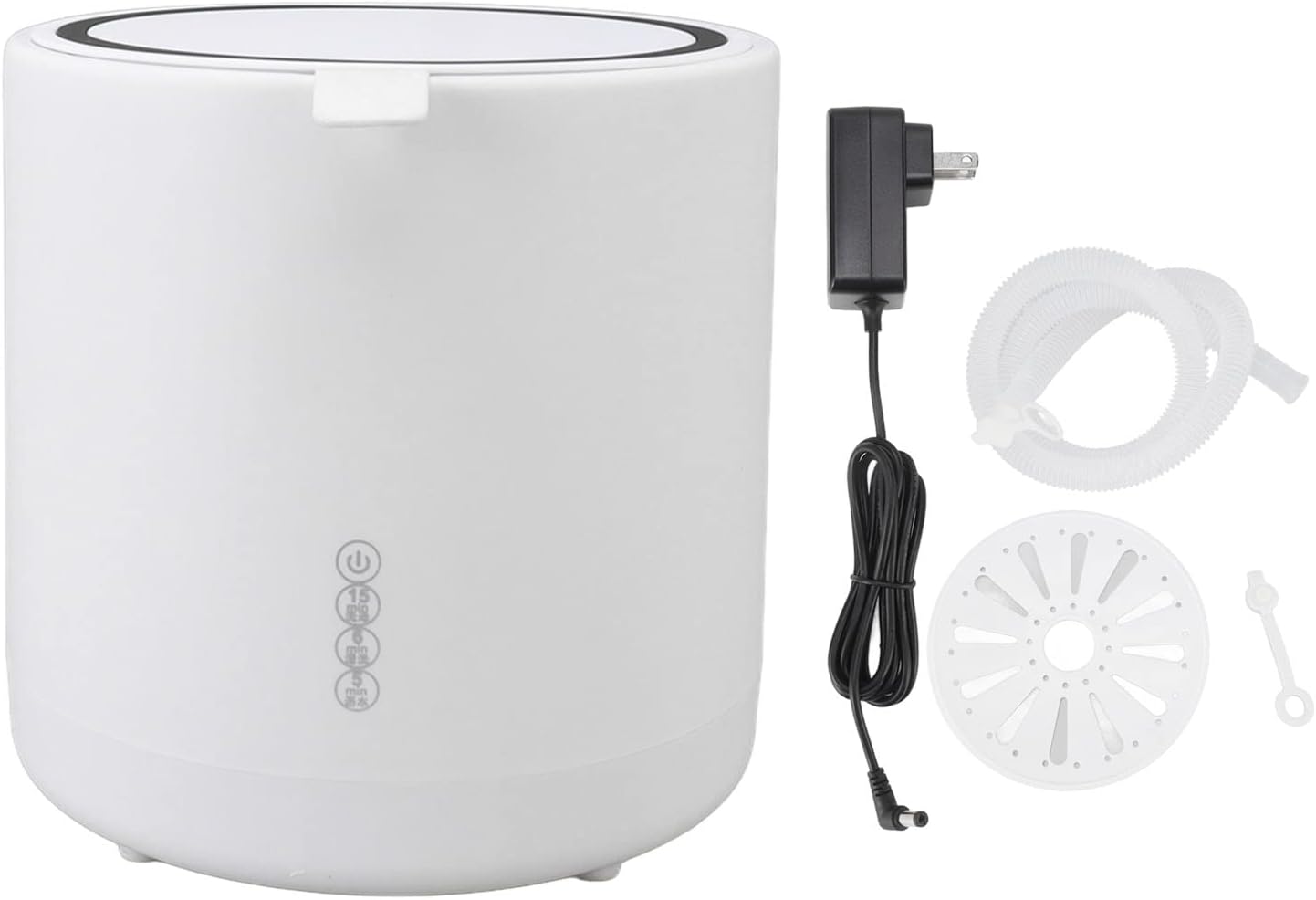 Portable 2 in 1 Mini Washing Machine, 6L Washer and Spin Dryer with Drain Basket for Apartment RV (US Plug)