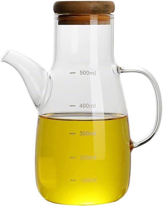 Vinegar Bottle Oil Pot - High Borosilicate Glass Oiler Oil Dispenser