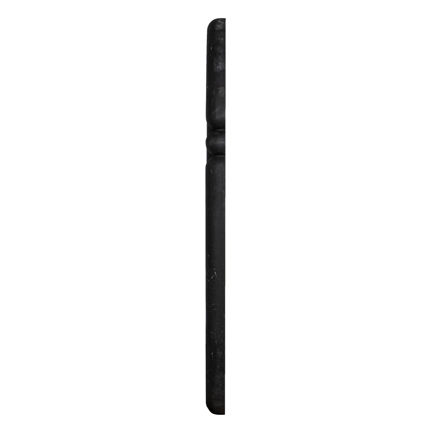 Creative Co-Op Oval Wood-Framed Wall Mirror, Black