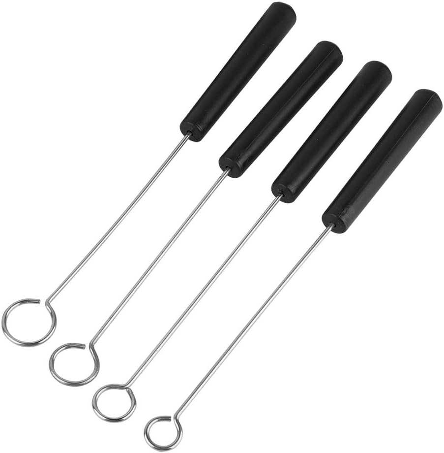 Set of 10 Stainless Steel Split Chocolate Forks for Hot Pot DIY Decorative Tools, Pralines, and Truffles