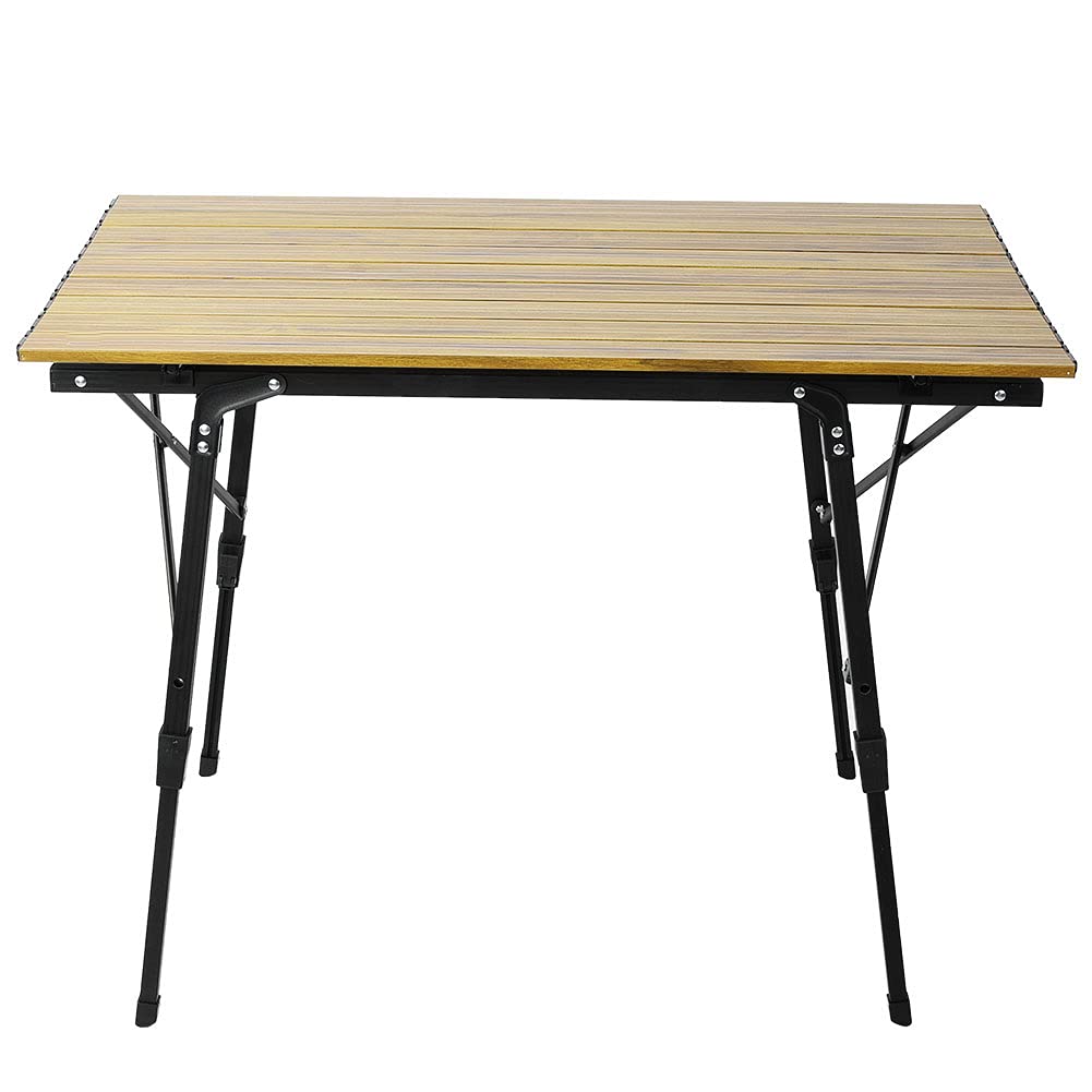 OPPWONG Portable Aluminum Alloy Folding Table Camping Picnic Desk with Easy Assembly No Tools Needed for Outdoor BBQ Dining