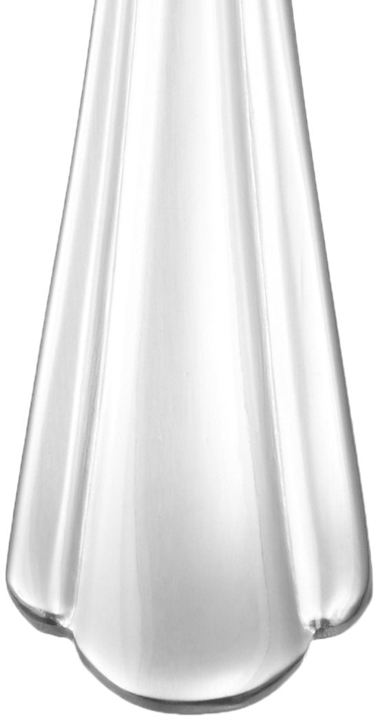 Amazon Basics Stainless Steel Dishwasher Safe Dinner Forks with Scalloped Edge, Well-Balanced Weight, Silver, Pack of 12
