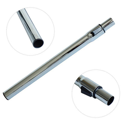 1.25 Inch (32mm) Telescopic Vacuum Extension Wand – Stainless Steel Metal Tube – Compatible with 1-1/4" Vacuum Accessories, Fits Select Shop Vac & Other Standard Vacuums