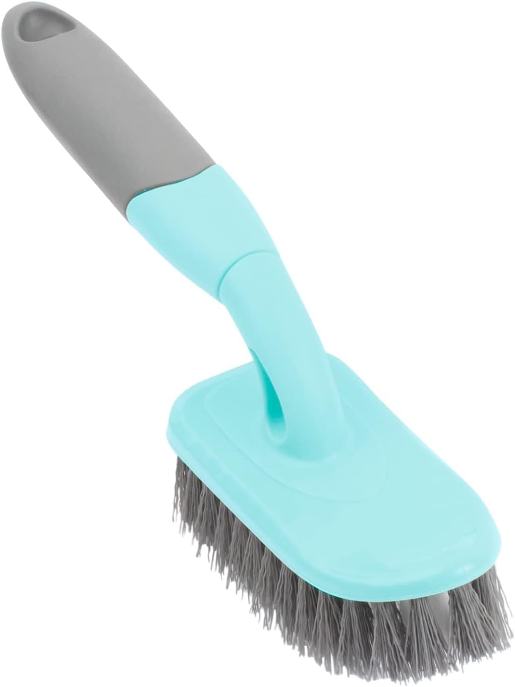 Scrub Brush, Cleaning Shower Scrubber with 9 Inch Ergonomic Handle, Heavy Duty Brush for Bathroom, Floor