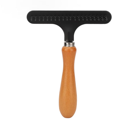 Handheld Carpet Rake, Stainless Steel Grooming Tool for Cleaning Shag Rugs, Portable Carpet Rake