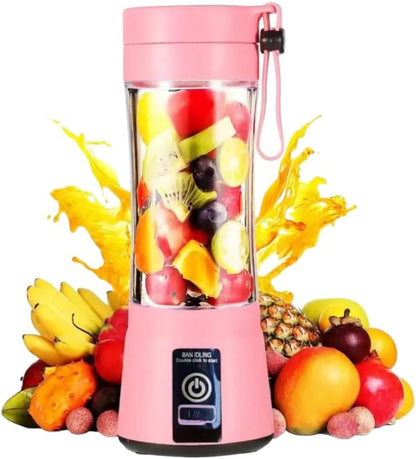 WROZZO Mini Personal Blender, 1000W Powerful Motor, 800ml Cup, 6 Stainless Blades, USB Charging, Portable for Shakes,