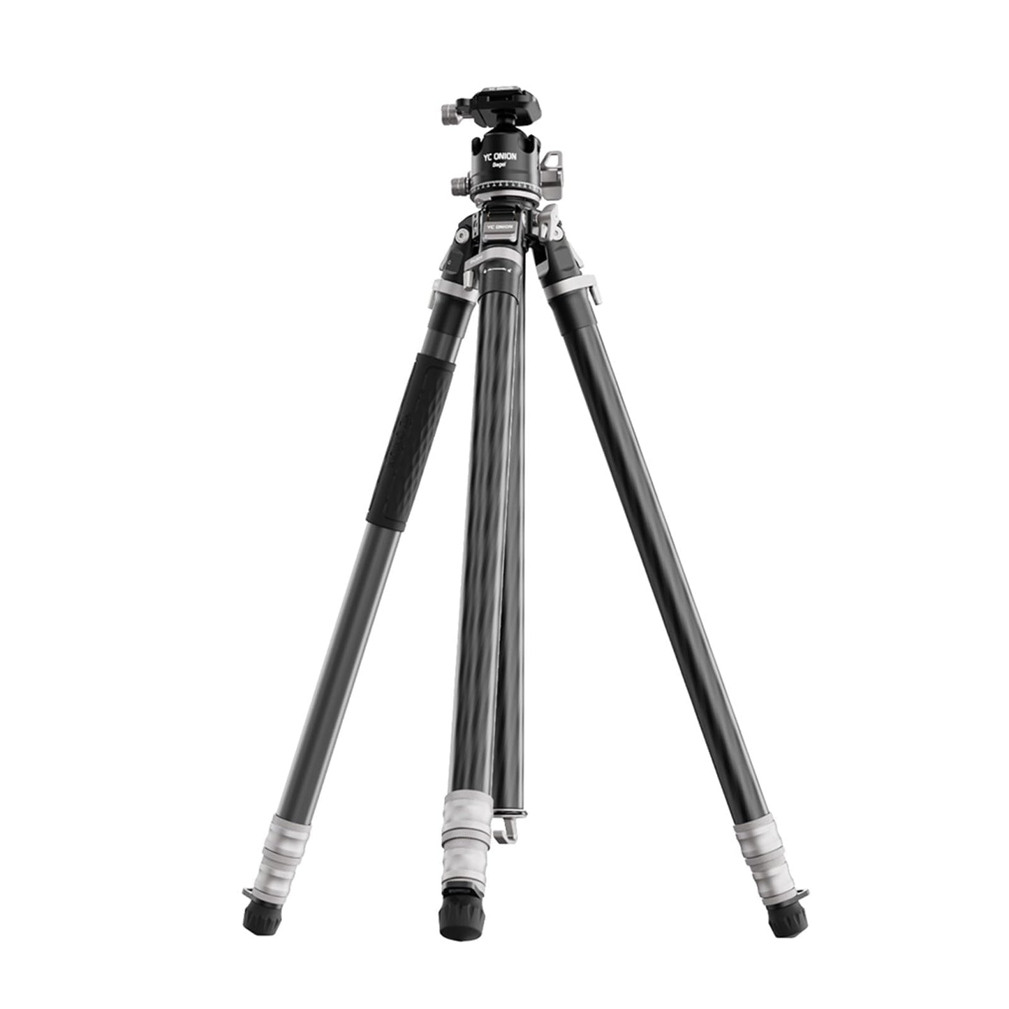 YC Onion Tako T23 Carbon Fiber Tripod with BC44 Ball Head I 10kg Load I One-Flip Quick Release I 1825mm Max Height I Dust-Proof Joints for Low-Angle/Macro Photography