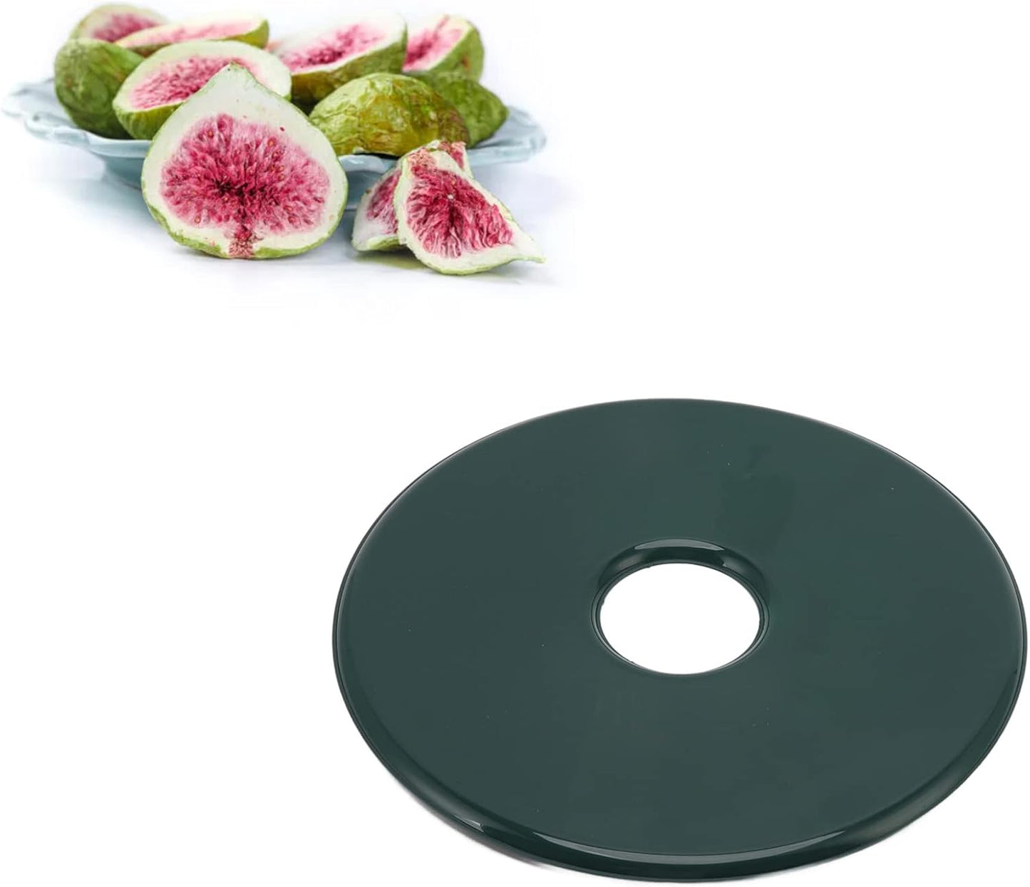 Dark Green Silicone Leak Proof Food Dehydrator Water Tray, Leather Plate for Food Dehydrator