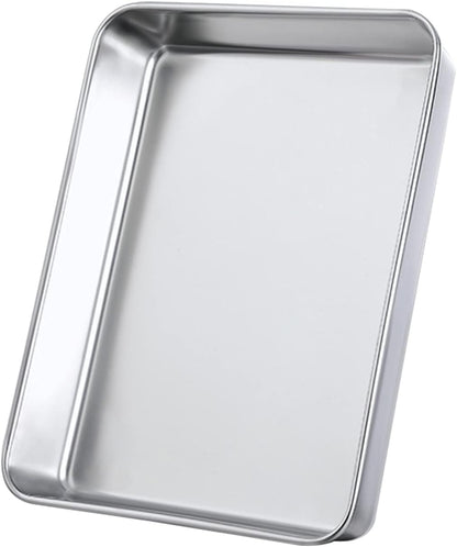 Barbecue Plate Tray, Korean BBQ Grill Pan, Stainless Steel Bakeware, Food Oven Trays, Mixing Salad Tray