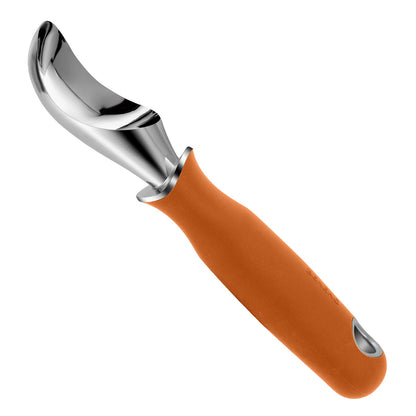 Beneno Heavy Duty Ice Cream Scoop - Upgraded Anti-Fracture Design, Comfortable Grip Long Handle, Effortless Scooping & Dishwasher Safe, Orange