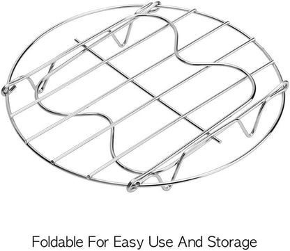 Steamer Rack Trivet with Handles for Instant Pot Accessories 3 Qt 5 Quart, Pressure Cooker Wire Steam Rack