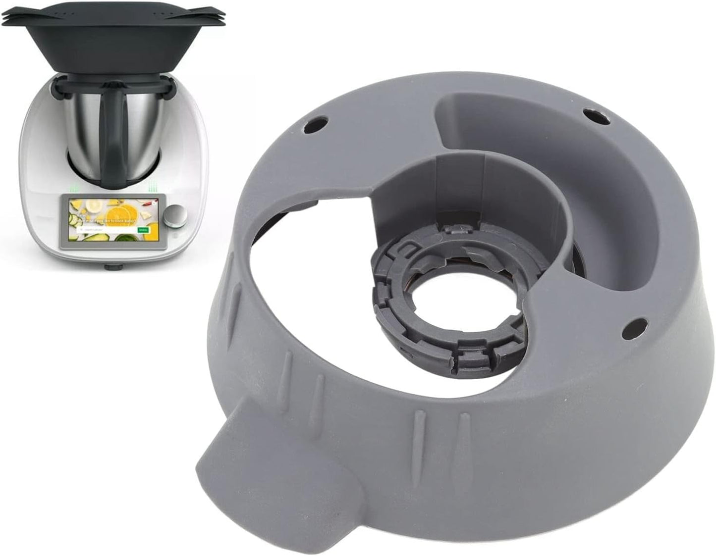 CHICIRIS Pot Base Replacement for Thermomix TM5, Main Pot Base Accessory for Blender Food Processor