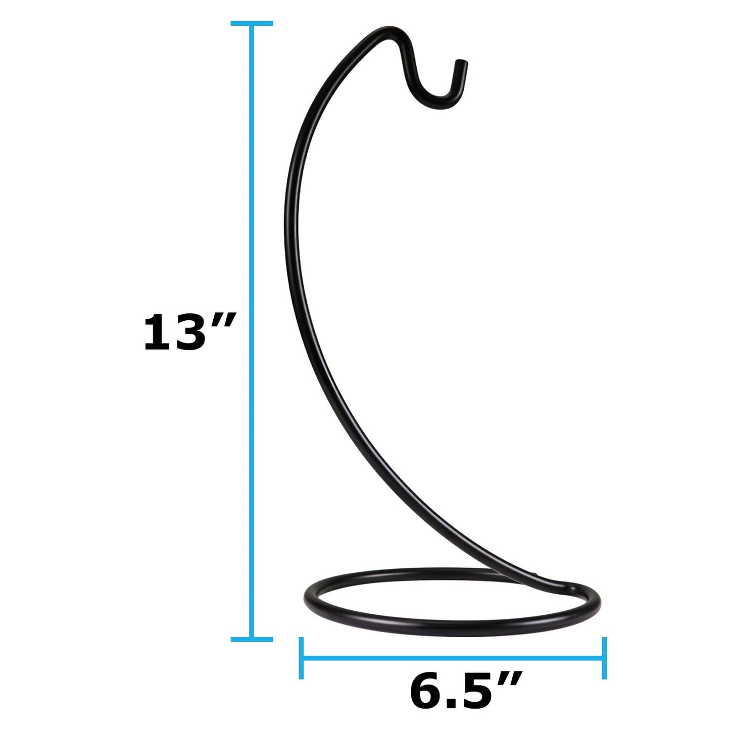 Blue Donuts Banana Hanger Modern Banana Holder Tree Stand Hook for Kitchen Countertop, Kitchen Accessories, Black Banana Stand