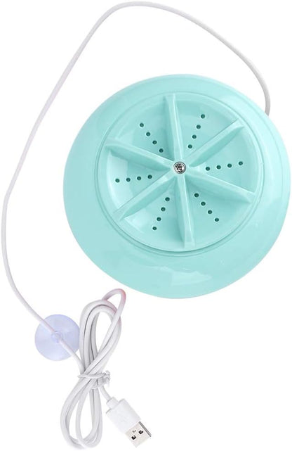 Laundry Washer - USB Powered Mini Portable Electric Washing Machine for Outdoor Home (Blue)