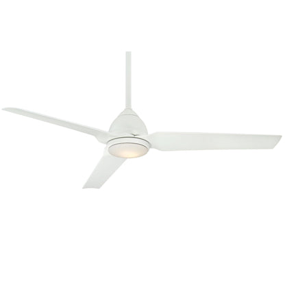 Minka-Aire F753L-WHF, JAVA LED 54" 3-Blade Ceiling Fan in Flat White Finish