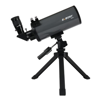 SVBONY MK90 60-180x90mm Angled High Magnification Spotting Scope, Compact and Lightweight Maksutov Spotting Scope with Eyepiece, Diagonal and Tripod for Long-Range Target, Astronomy Viewing