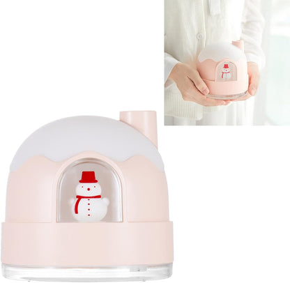 Cool Mist Humidifier with Night Light, Quiet Ultrasound Humidifiers for Bedroom, Auto Shut Off Cute Snowhouse Design