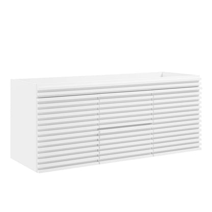 Modway Render 48" Double Sink Compatible (Not Included) Bathroom Vanity Cabinet in White