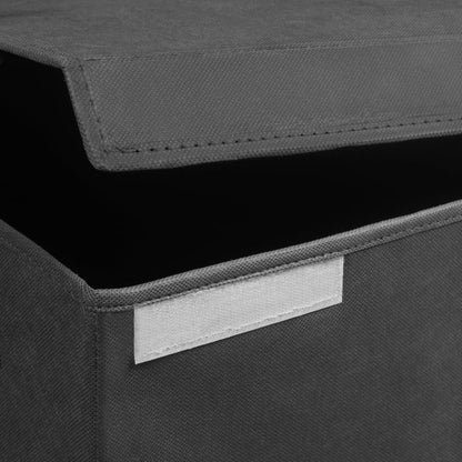 Niche Cubo Foldable Fabric Storage Trunk with Label Holder - Grey