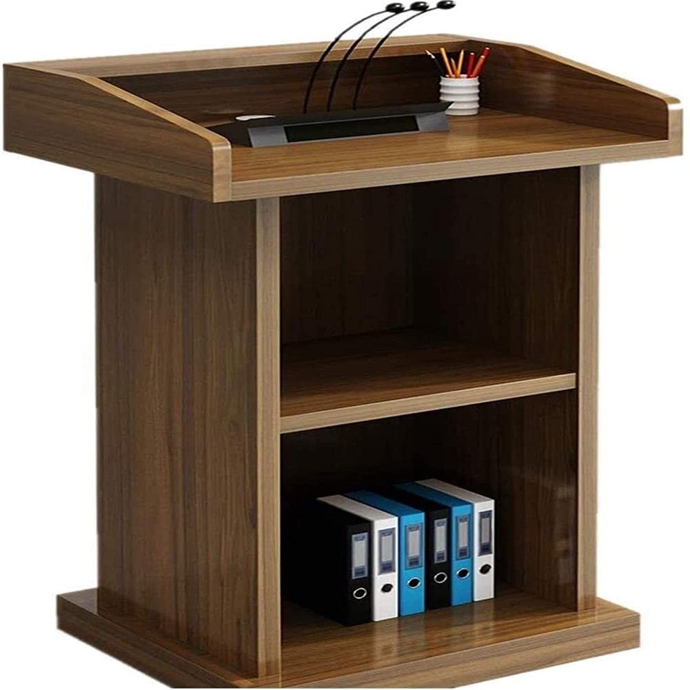 DHXIAMZ Acrylic Podium for Presentations and Events, Durable Design with Clear Visibility