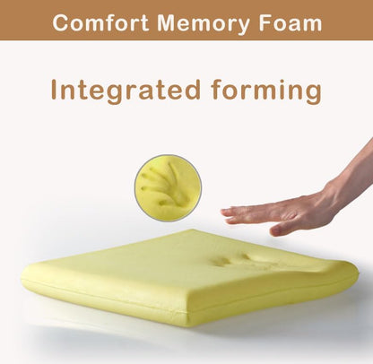 18x18 Augld Square Chair Seat Cushion Memory Foam Chair Cushion for Kitchen, Dining,Office or Car in Coffee
