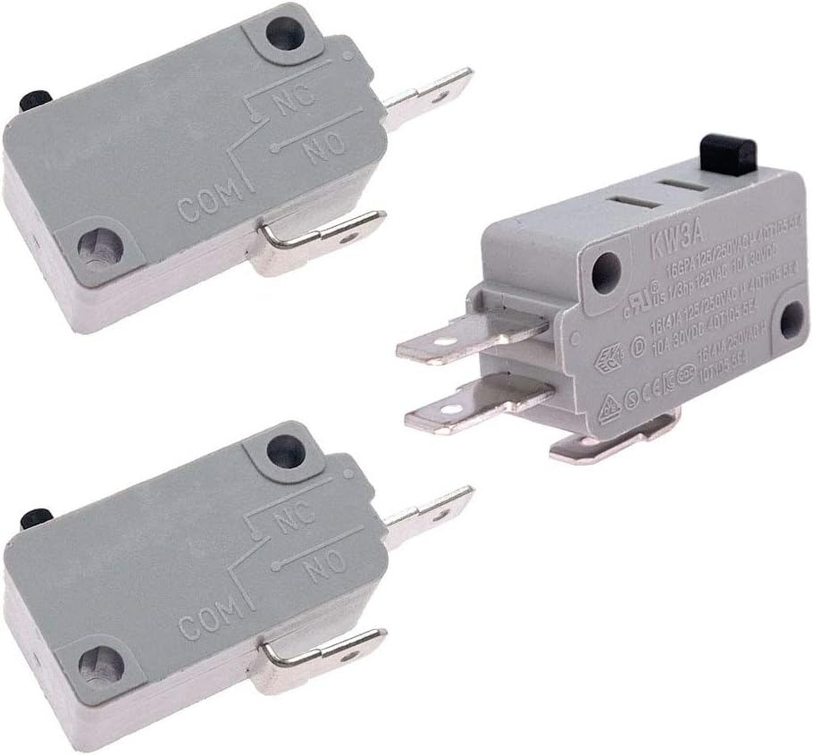 KW3A Microwave Oven Door Switch 16A 125/250V (2 Normally Open + 1 NONC)