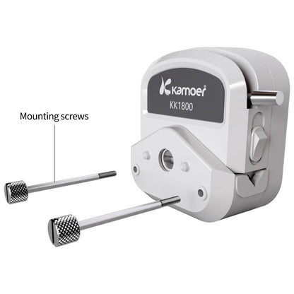 Kamoer UIP V2 Intelligent 0.1~1500ml/min high Flow peristaltic Pump with high-Precision Closed-Loop Stepper Motor 100V~240VAC dosing Pump Foot Switch (Double Head)