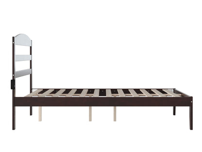 AFI, Warren Full Platform Bed, Espresso