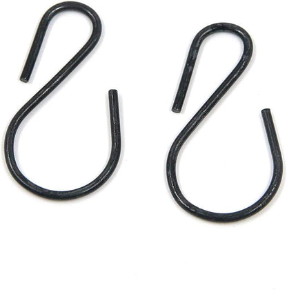 T Tulead 1.73" Length S Hooks, Iron Hanging Hooks Connectors, S-Shaped Hook Hangers, Pack of 30