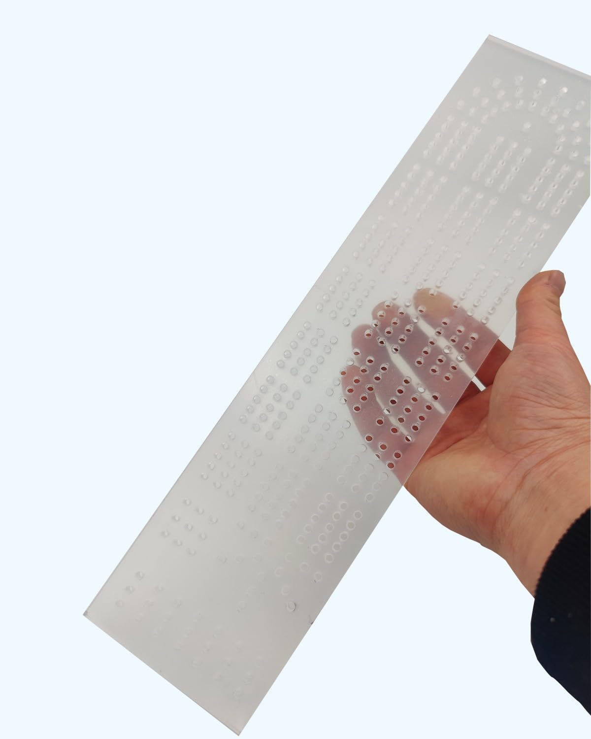 KINGRIA Acrylic Cribbage Board Templates 1/4'' Thick DIY Router Guide Kit for Cribbage Game Unique 3-Track Heavy Duty Woodworking Guide for DIY Game Board.