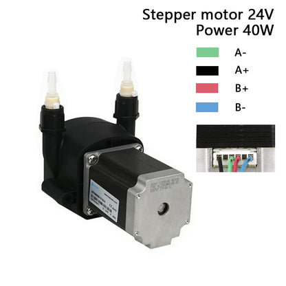 Kamoer KPHM900-ST-B24 High Flow 100-900ml/min Peristaltic Pump 24V High Precision Adjustable Speed Stepper Motor Liquid Dosing Pump with BPT Tube