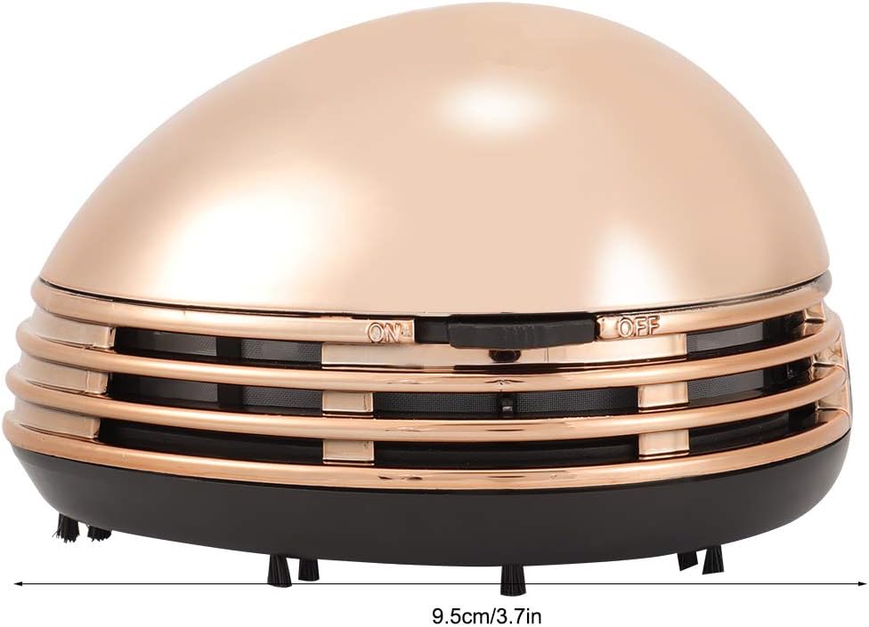 Mini Desktop Vacuum Cleaner, Portable Cordless Table Dust Sweeper, Ladybug Dust Sweeper for Cleaning Dust Crumbs