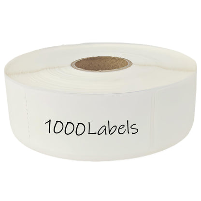 1000 Pack Blank Removable Freezer Labels Food Labels for Containers, Pantry Organization Waterproof, Write-On Freezer Labels for Kitchen, Restaurant & Grocery （1 * 2 Inch）