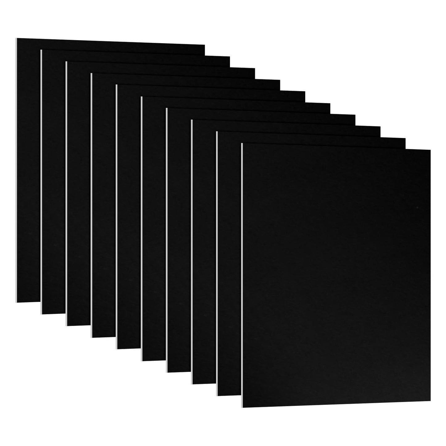 PATIKIL 7x5x1/32inch Anodized Aluminum Sheet, 10Pcs Metal Rectangle Aluminum Plate 0.8mm Thick Engraving Blanks for Laser Engraving DIY Decorative Crafting Home Decoration, Black