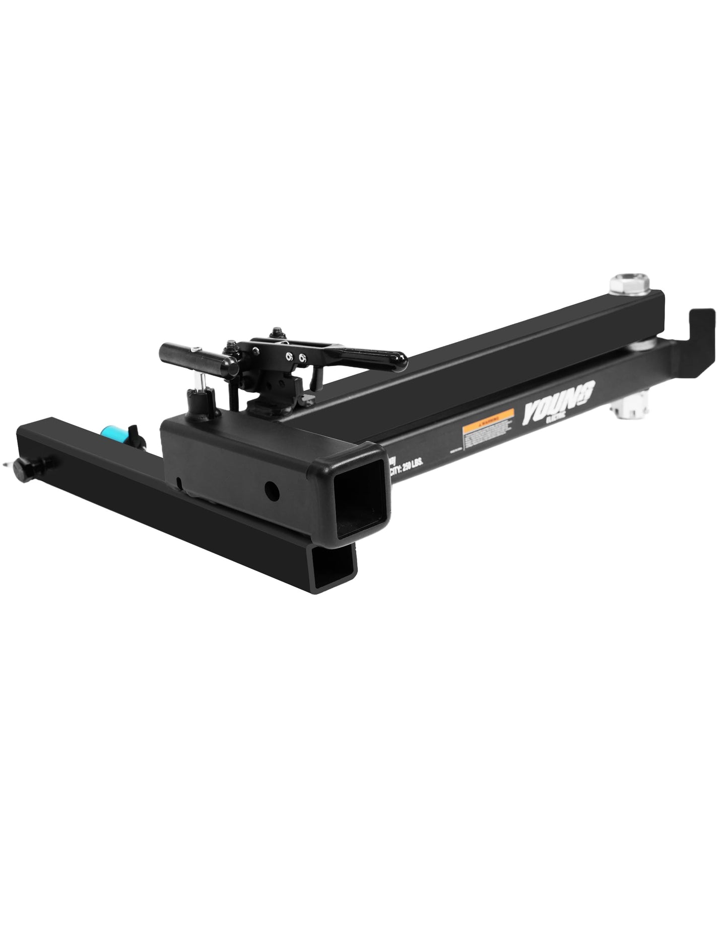 Young 250LBS Swing Away Hitch for Bike Rack and Cargo Carrier Basket, Black