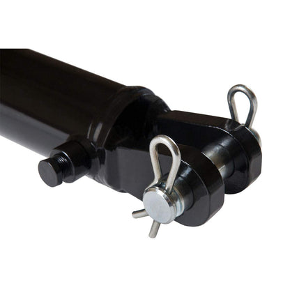 Magister Hydraulics Double Acting Hydraulic Cylinder - AG Clevis Hydraulic Cylinder 2500 PSI tie-Rod Alternative 3" bore 8" Stroke (3x8 ASAE)