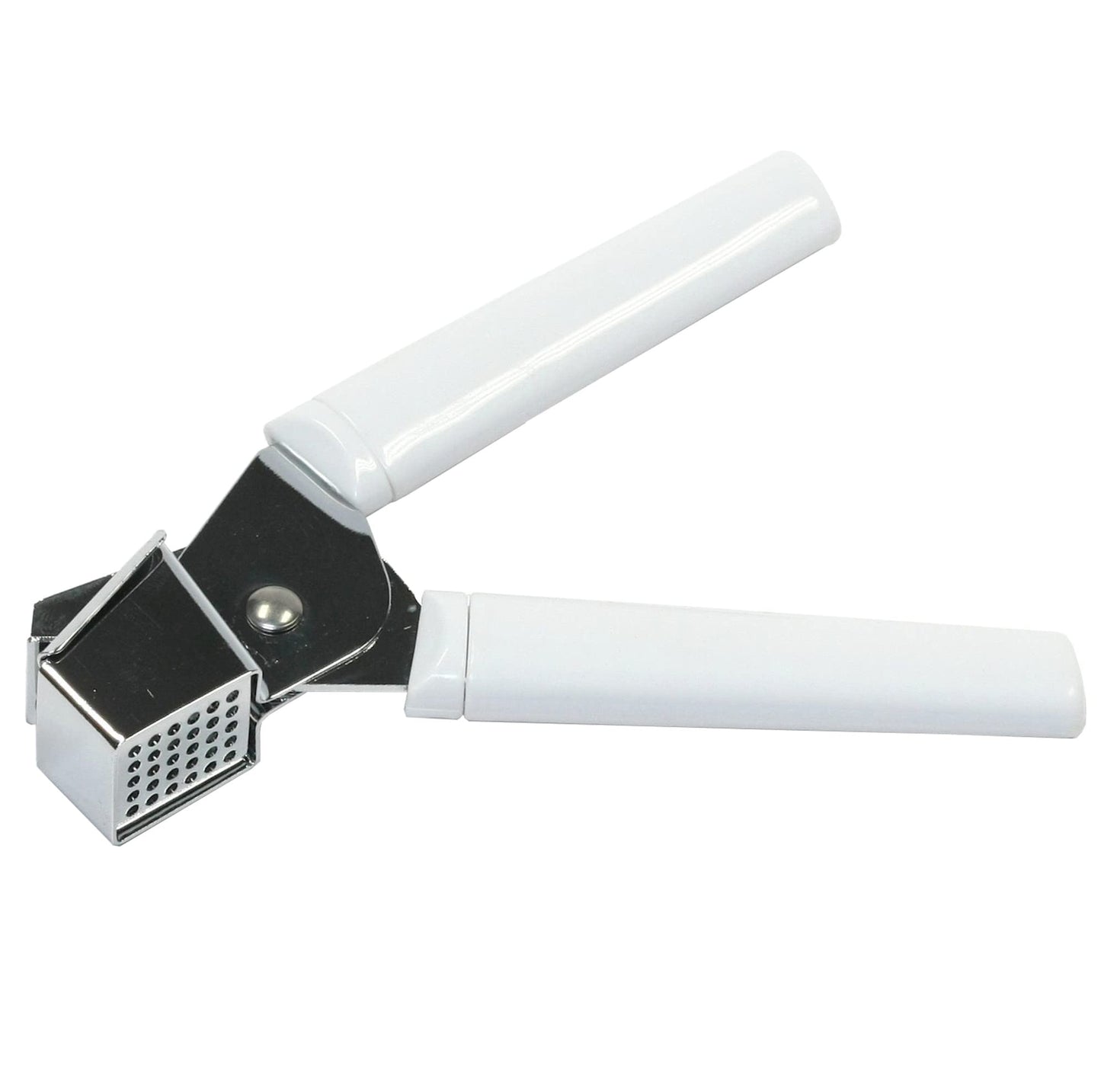 Chef Craft Classic Garlic and Spice Press, 6.88 inch, White and Chrome