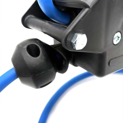 SEAL REEL 40ft. 16/3 SJEOOW Cable Outdoor/Watertight Retractable Cord Reel, Watertight, Heavy-Duty with 15A Breaker, Retractable to 10° F, Includes 2 Mounting Brackets,180° Swivel Mount.