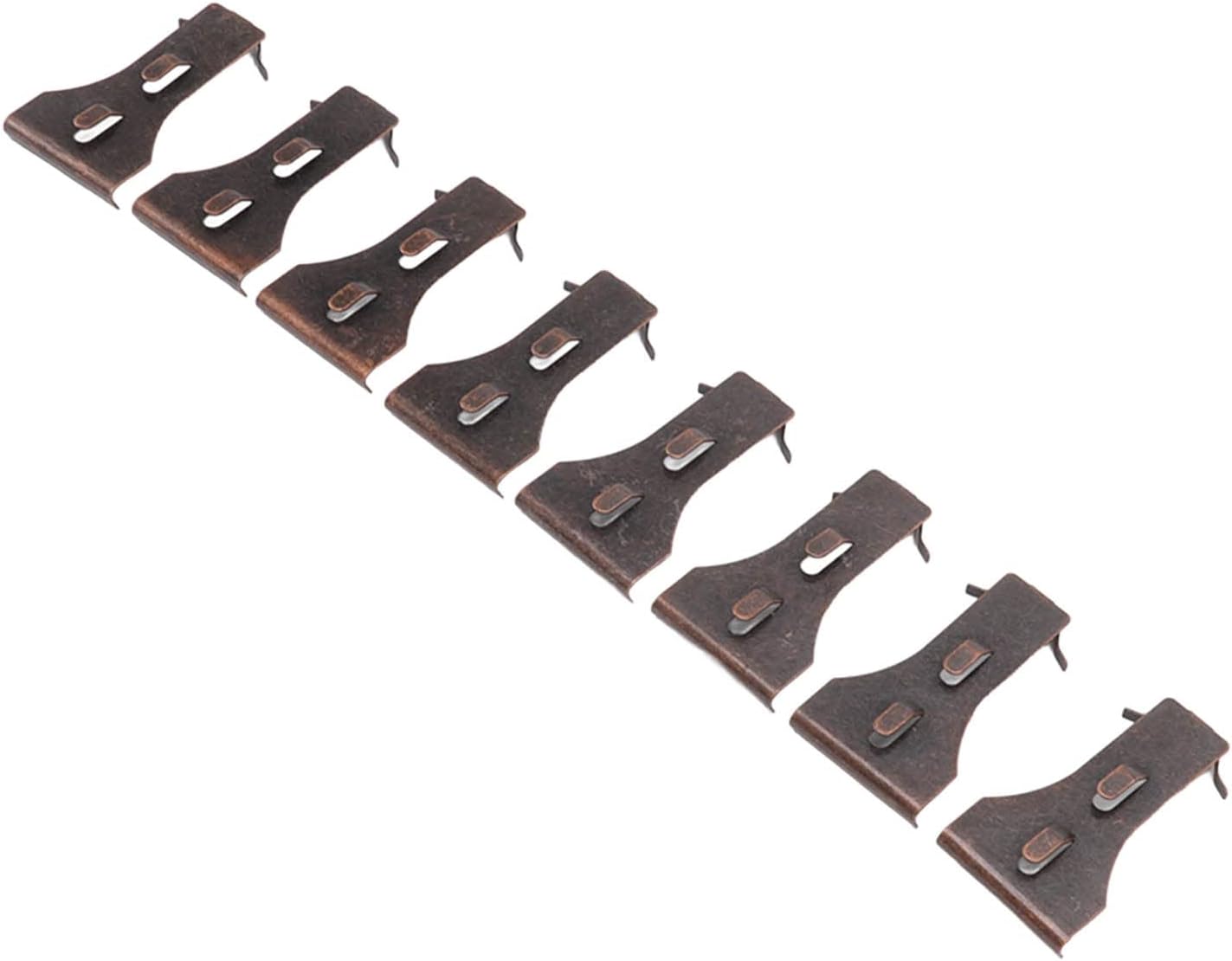 TOPINCN 8pcs Brick Hook Clips, Sturdy Steel Utility Hooks for Home Storage, No Tools Required