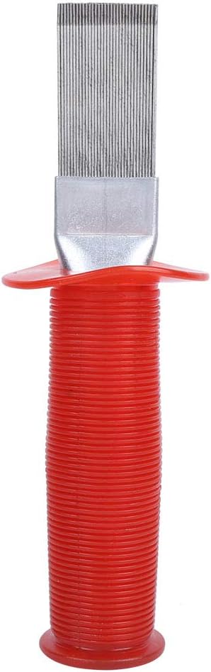 AC Fin Cleaning Tool - Air Conditioner Fin Comb, Stainless Steel Refrigerator Condenser Coil Straightener, Manual