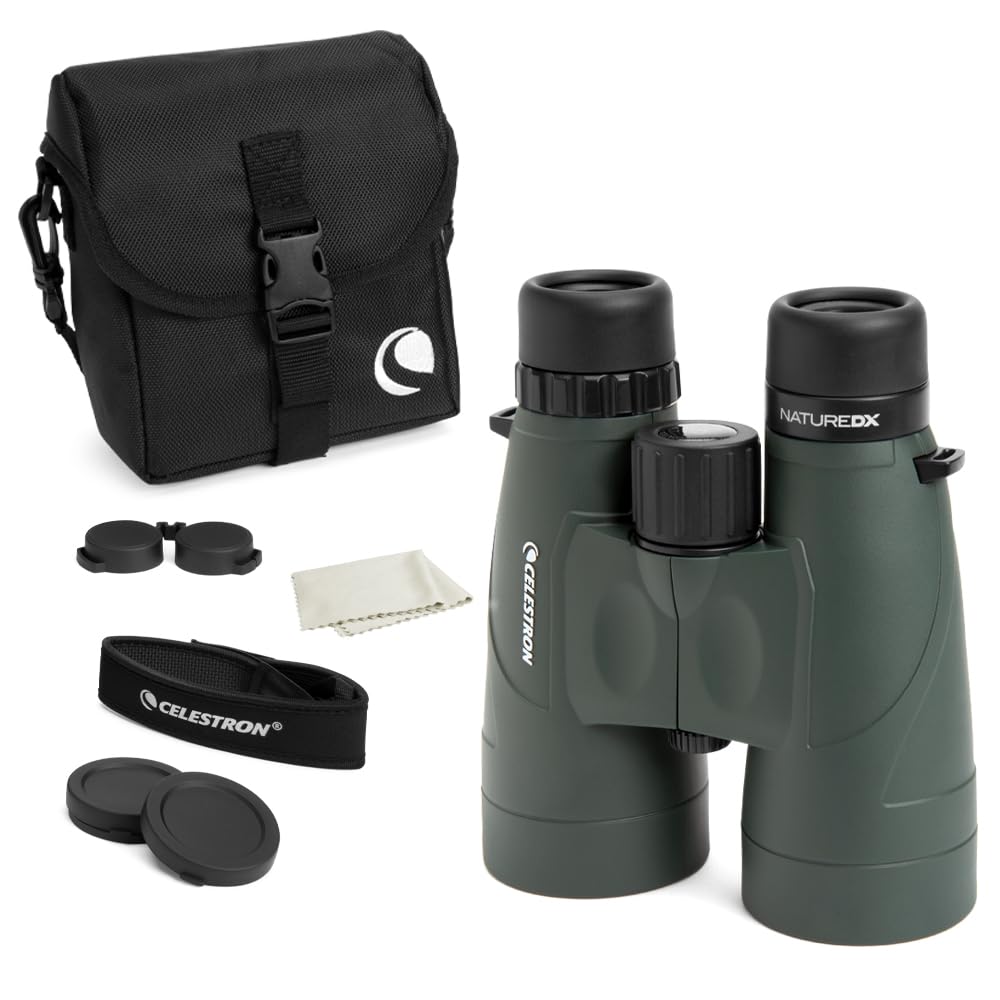 Celestron - Nature DX 12x56 Binoculars – Powerful and Bright for Long-Range Viewing – 56mm Objective Lenses – 12x Magnification – Fully Multi-Coated – Waterproof and Fogproof – Tripod Adaptable