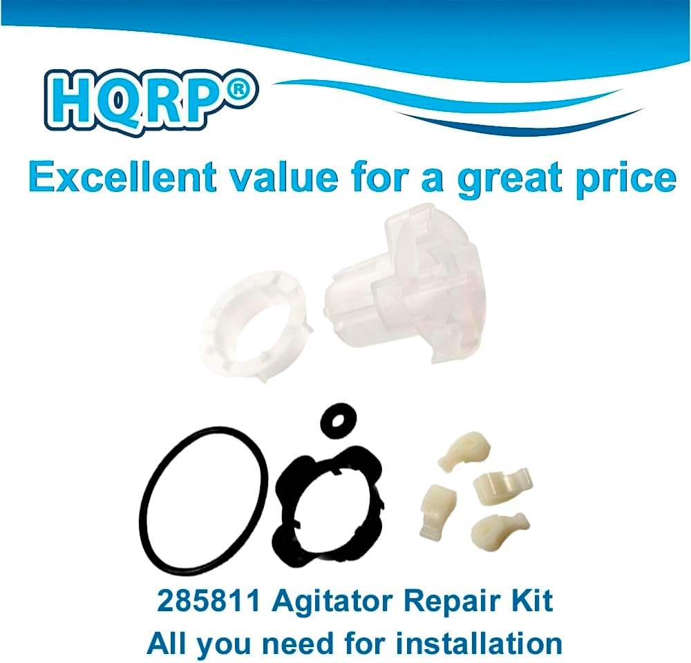 HQRP Washer Agitator Dogs Cam Repair Kit for Admiral ATW4471TQ0 ATW4475VQ0 ATW4475VQ1 ATW4516HW0