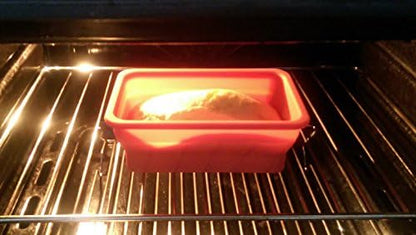 Oven & Microwave Safe Silicone Collapsible Lunch Box - Food Container with Silicone Lid