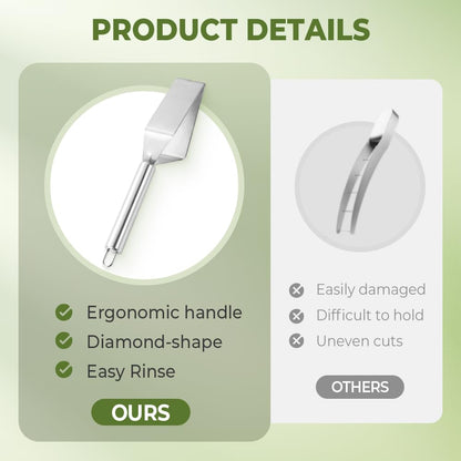 Watermelon Slicer, 2026 Stainless Steel Watermelon Cutter Tool for a Wide Variety Watermelon, Cantaloupe, Honeydew, and More, New Triangle Fruit Slicer Easily Slicing & Serving