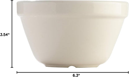 Mason Cash Original White Earthenware Pudding Basin, All-Purpose, 16 cm