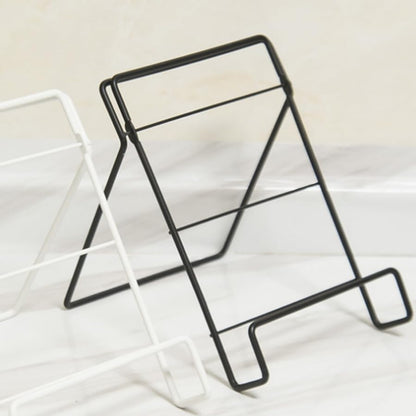 Cookbook Stand Cookbook Holder, Foldable Tablet Recipe Book Holder for Kitchen Cooking Display - Black
