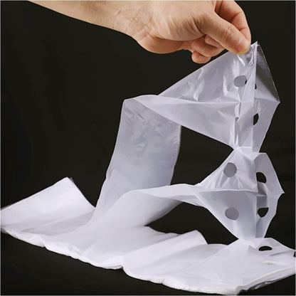 Zerodeko 200pcs Clear Plastic Umbrella Bags, Automatic Storage Bags for Folding Umbrella, Child Pe Disposable Cover