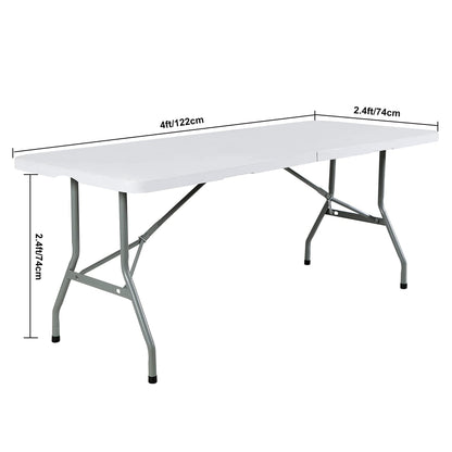 FORLIFE Spandex Table Covers 4ft，Fitted Tablecloth for 4ft Rectangular Tables, Stretch Patio Table Covers, Universal Spandex Table Cover for Wedding, Banquet, Party (4ft, Black)
