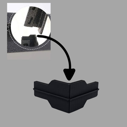 Whalen Post Insert Corner Connector for Shelving Costco (8 Units) in Black