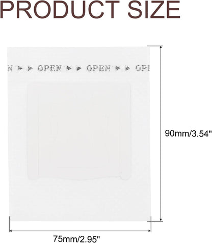 uxcell 50Pcs Hanging Ear Drip Coffee Filter Paper Bags, White for Travel, Camping, Home, Office